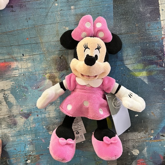 New Lot of 6 Minnie Mouse Plush Beanie Dolls - Picture 2 of 9